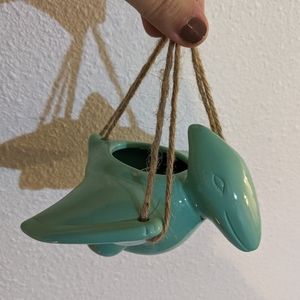 Hanging planter target dino dinosaur pterodactyl